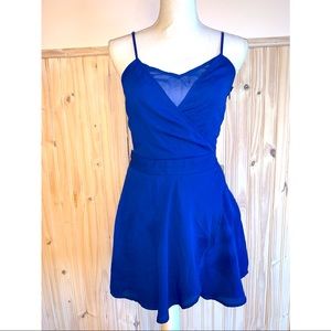Royal blue romper
